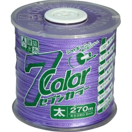 Takumi 4819 Seven Color Water Thread, Purple, Thick, 666.3 ft (270 m)