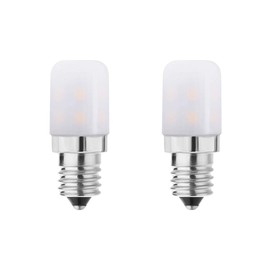 Makergroup E12 Dryer LED Light Bulb for Dryer Drum and Specific 120V S6 Water Dispenser Light Bulb WE05X20431 22002263 Candelabra Screw Base Night Light, 2W Cool White 6000K 2-Pack
