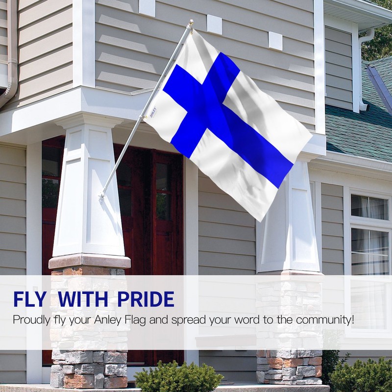 Anley Fly Breeze 3x5 Foot Finland Flag - Vivid Color