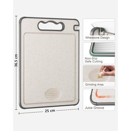 JEJA Stainless Steel Chopping Board for Kitchen, Double Sided Cutting Board for Meat and Vegetables, Diamond Texture 304 Stainless Steel