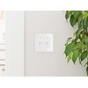 TayMac 2672W 2-Gang MASQUE Decorator Cover, Toggle, White