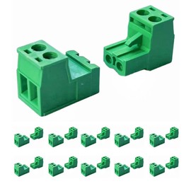 10 Sets 5.08mm Pitch Male & Female PCB Screw Terminal Block Connector 2Pin Phoenix Type Plug 300V 15A