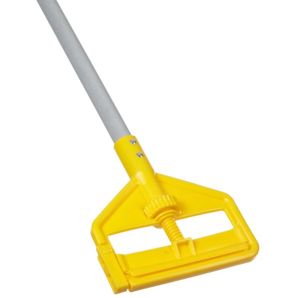 Rubbermaid Commercial Products, Industrial Grade - Fiberglass Wet Mop Holder Handle Stick for Floor Cleaning Heavy Duty, 54-Inch, FGH145000000
