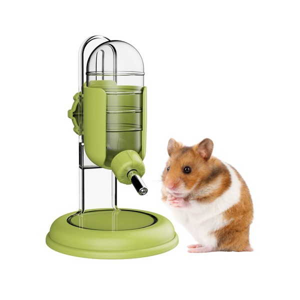 Hamster Water Bottle with Stand, Water Dispenser for Syrian Dwarf