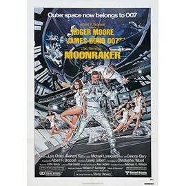 OMG Printing Moonraker James Bond 007 Roger Moore Poster/Print/Picture Satin Photo Paper - A1-594mm x 841mm