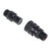 Alphacool Icicle Quick Release Coupling Set with Double Bulkhead Fitting