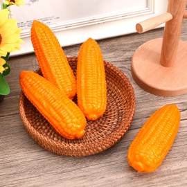 Alipis 4pcs Artificial Corn Props - Realistic Foam Corn for Home Decoration, Party, and Event - Lifelike Decorative Vegetable Ornaments