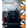 Strapinno Retractable Ratchet Tie-Down Straps,5,000 lbs Breaking Strength- 2 in