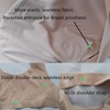 CYTMTZGA Seamless Mastectomy Bra Post-Surgery Paded with Pockets for Breast