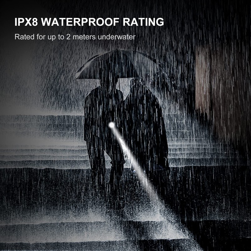 klarus XT21X Pro 4400 Lumens Rechargeable Advanced Tactical Flashlight, Beam