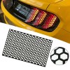 Calcomania Panal Hexagono Sticker Calavera Faro Universal Negro