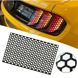 Calcomania Panal Hexagono Sticker Calavera Faro Universal Negro