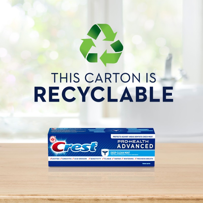 Crest Pro-Health Toothpaste, Advanced Deep Clean Mint, 90 mL