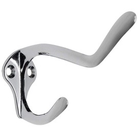 Designers Impressions 57582 Polished Chrome Light Duty Coat & Hat Hook