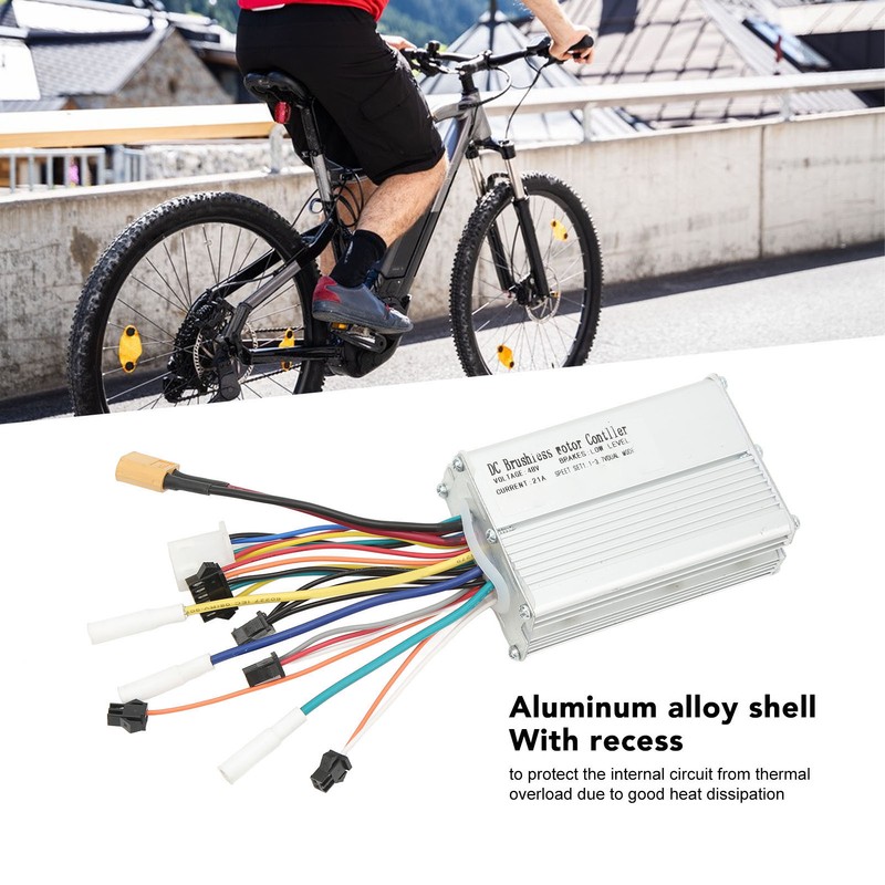 48V Brushless Motor Controller 21A Sensitive Control Aluminum Alloy DC