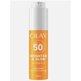 Olay Vitamin C Brighten & Glow 3in1 Moisturising Fluid SPF50+ Primer