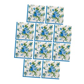 Operitacx Blumenmuster Papierservietten Pack Elegante Tischservietten für Dinner und Feiern Weiche und Saugfähige Materialien für Einfache pro Packung für Hochzeiten und Partys