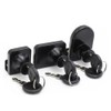 2 Pcs Double-Open Glass Cabinet Lock,Safety Lock,Zinc Alloy Glass Door