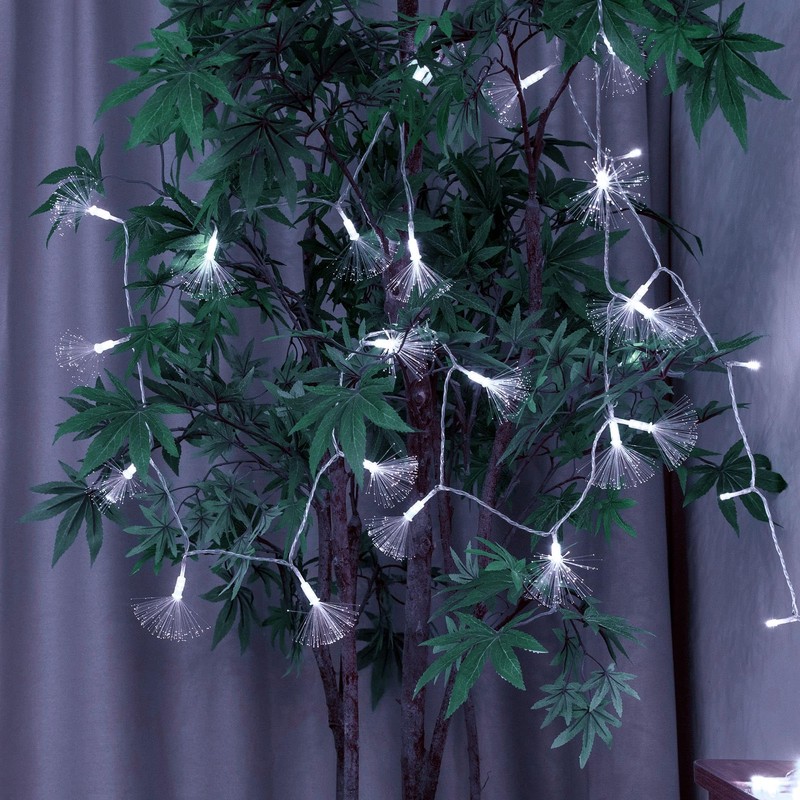 YOLIGHT 33FT 80 LED Fiber Optic Fairy String Lights Starburst