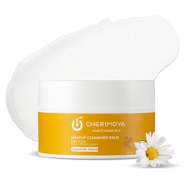 CHERIMOYA Bálsamo Desmaquillante Limpiador Hidratante 50ML Incluye Espátula | Elimina Maquillaje Waterproof y de Larga Duración, Limpieza Profunda sin