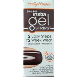 Sally Hansen SALE! Sally Hansen INSTA GEL STRIPS 4pc Kit 210 Commander in Chic,Top Coat,File!