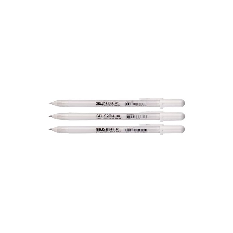 Sakura Set Con 3 Piezas De Gelly Roll Blanco