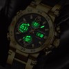 FOXBOX Men's Fashion Sports Watch, 50M Water-Resistant, Luminous Display with