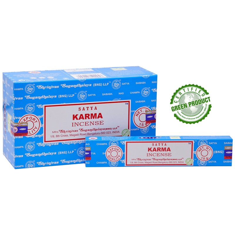 EARTH Satya Karma Incense Sticks 15 GMS (Pack of 12)