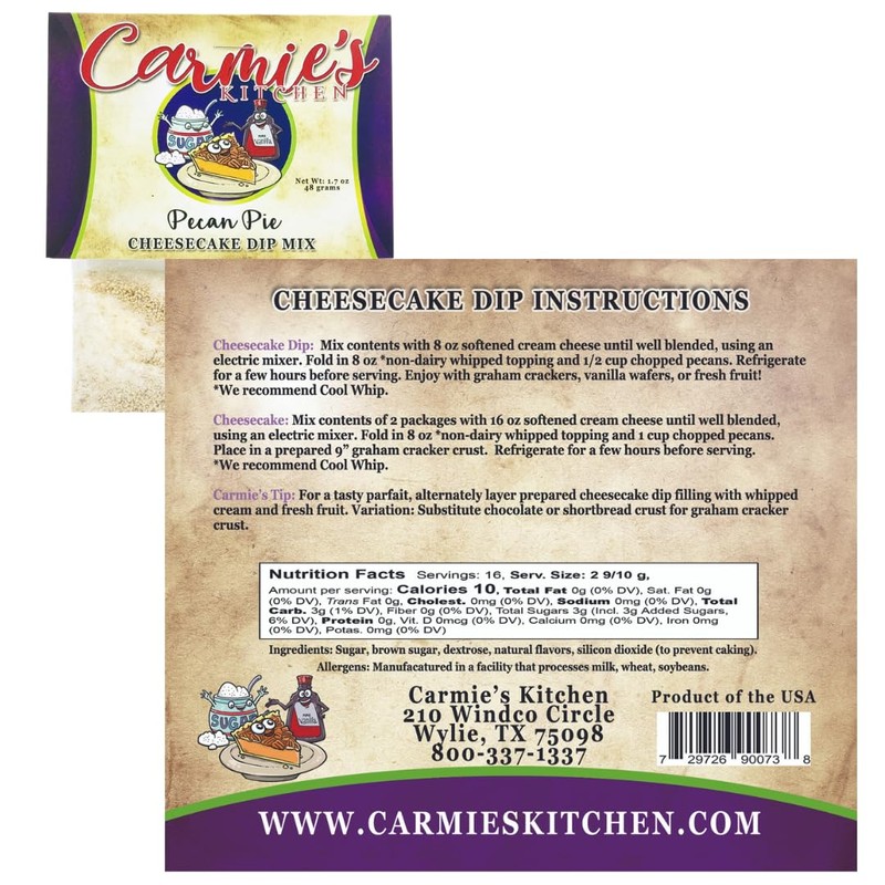 Wild Blueberry Cheesecake Dip Mix