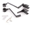 Curtain Pole Bracket, No Drilling - Easy Attachment for Double