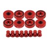 Bevinsee 16PCS Valve Cover Washer Seals Bolt Nuts Kit Compatible