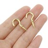 Kukiwhy 200pcs 1/2" Gold Brass Cup Hooks, Modern Decor, Ceiling