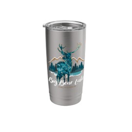 Big Bear Lake California USA Mountain Trails Ski Resorts Stainless Steel Insulated Tumbler