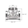 sourcing map Stainless Steel 304 Cast Pipe Fitting G3/4 Female