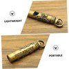 Kisangel Copper Whistle Outdoor Whistle Emergency Loud Whistle Copper Camping