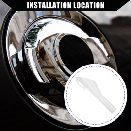 Hihaha 68158775AC / Rear/Fuel Tank Fuel Filler Funnel Tube for Jeep Grand Cherokee 2014-2021 / Cap Less Fuel Fillers/Durable/Plastic / 1 Pcs/White