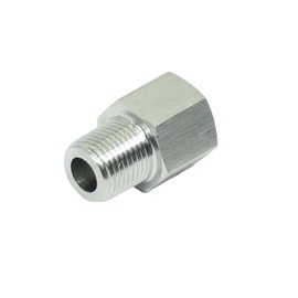 CDQBWKJGFJ 2 Pcs 3/8 NPT Male Pipe To 3/8 G BSPP Female Pressure Gauge Adapter Stainless 304 Pipe Fitting