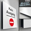 Türschilder24 Aluminium Dibond Sign, Door Sign, 120 x 120 x
