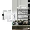 'McPower "Cross Switch, 250 V/10 A, UP, white