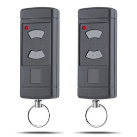 pepape Set of 2 Garage Door Hand Transmitter for Hörmann HSE2-40, HS4-40, HSM4-40, Compatible with Hörmann Grey Buttons 40.685 MHz Garage Remote Control Handset