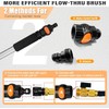 ARTIPOLY 72" Car Wash Brush with Long Handle, Flow-Thru Soft