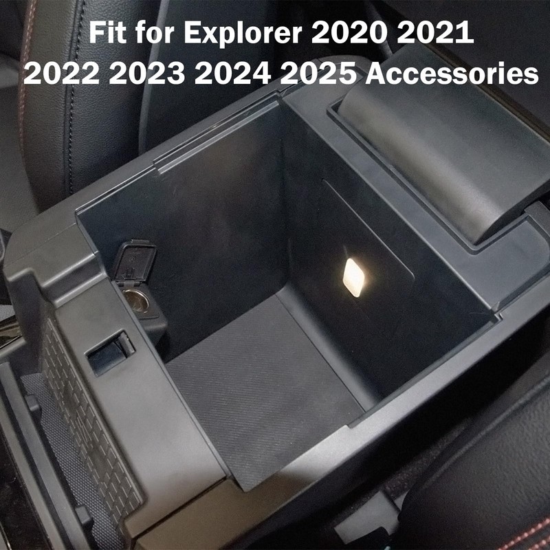 TACOBRO Center Console Organizer Tray Compatible with Ford Explorer 2020-2023