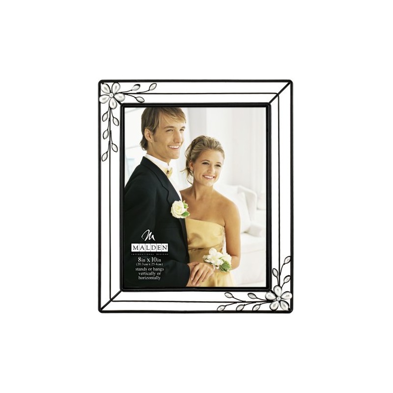 Malden International Designs Ironworks Metal Picture Frame, 8 by 10-Inch,