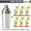 Cocktail Shaker 60 oz Stainless Steel Professional Martini Shaker Large