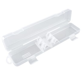 OriGlam Transparent Tableware Storage Case, Portable Flatware Utensil Box, Clear Cutlery Organziers Container for Spoon Fork Chopsticks for Travel Camping Picnic (A)