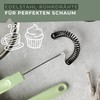 Fackelmann Ecolution Whisk - Small Spiral Whisk Made of Wood