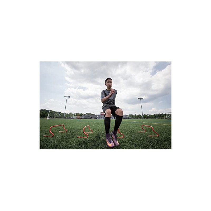 Kwik Goal Speed Hurdle, Red - 9" Height