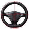 Mayco Bell Flat Bottom Steering Wheel Cover Anti-Slip,Safety,Soft,Breathable,Durable,Full Surround,Comfortable Grip