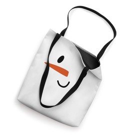 Snowman Face Costume Carrot Nose Christmas Men Women Kids Tote Bag