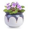 BUYMAX African Violet Pots, 6 inch Ceramic Easy Self Watering